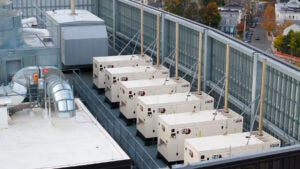 Cat Electric Six Cat DG150 gas generators